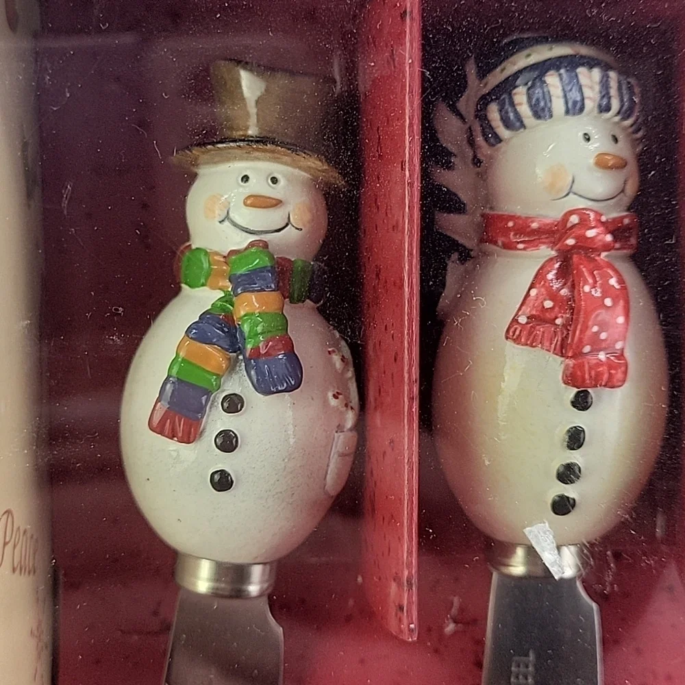 Oneida snowmen holiday